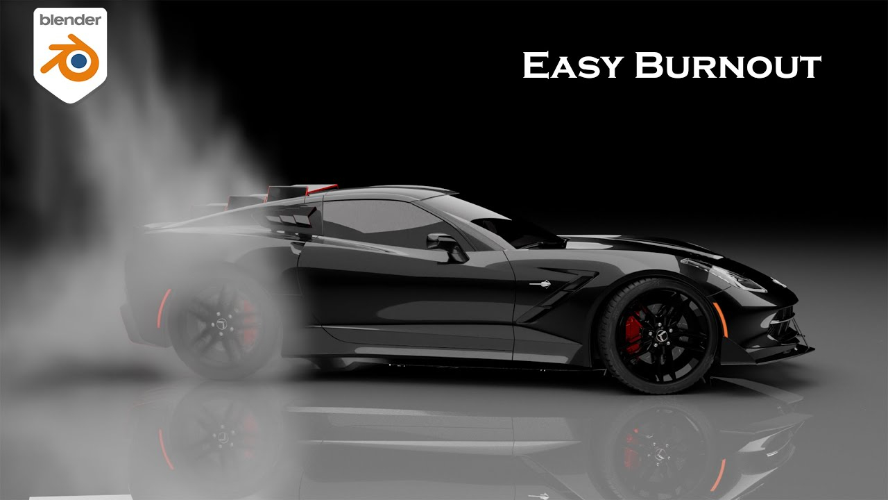 Make This Realistic Car Burnout in 10 Minutes – Blender